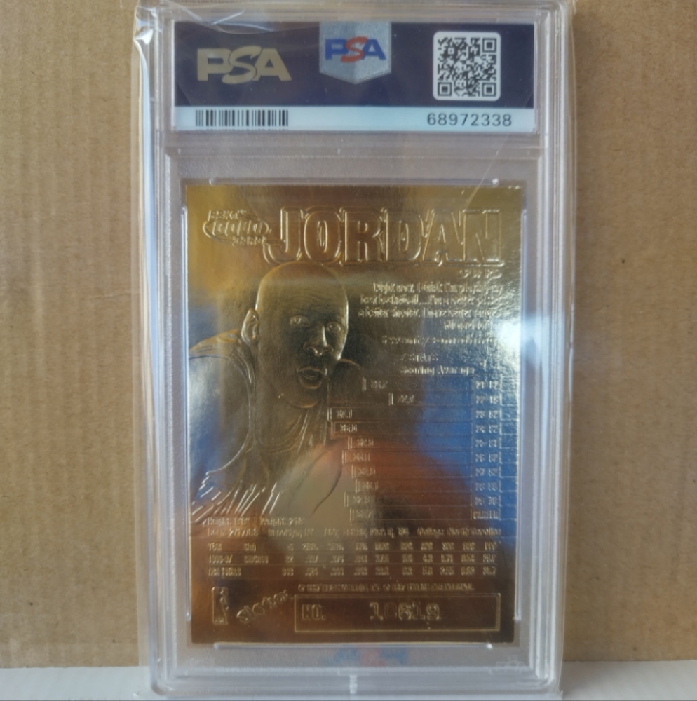 🏀🏆Michael Jordan "Skybox Z-Force 23K Solid Gold Insert" Slab🏆🏀 - Picture 3 of 7